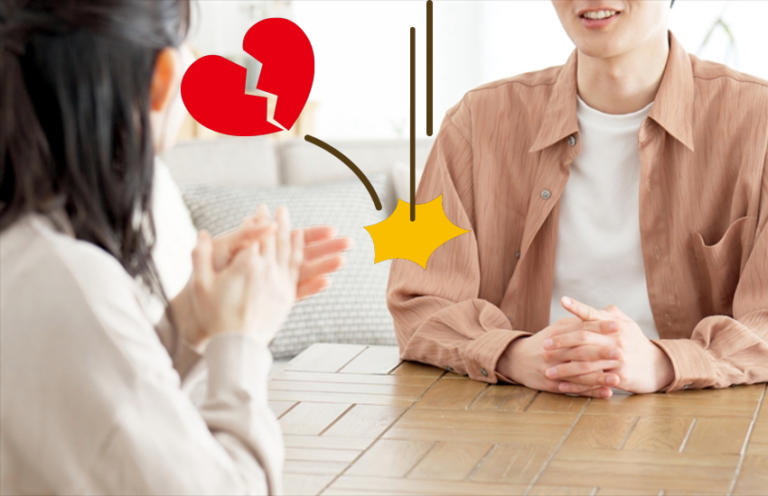 ゴムつけない彼氏 別れる width=